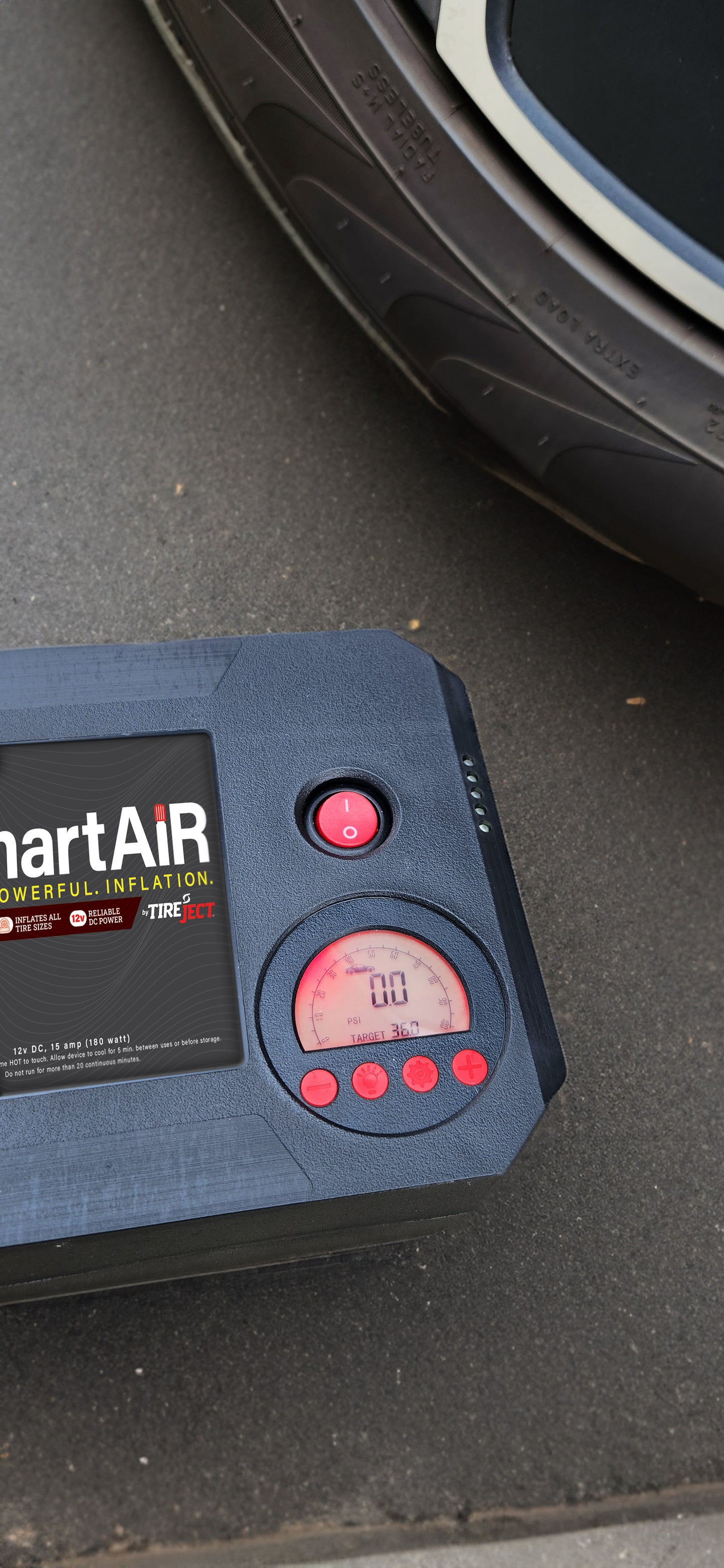 TireJECT Inflator Kit with Instant Tire Repair