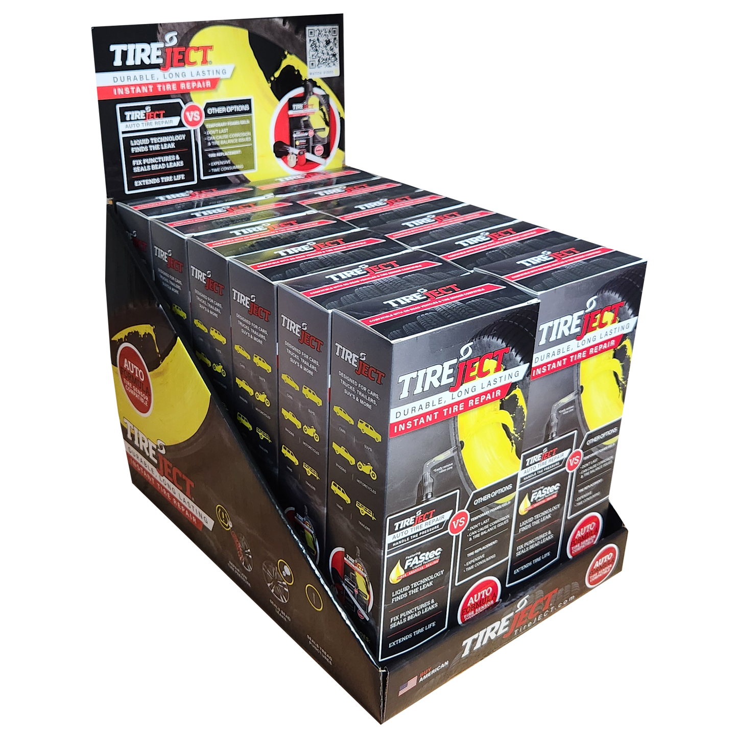 AUTO Instant Tire Repair Kit: Truck/SUV/Trailer (10oz)