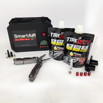 TireJECT Inflator Kit with Instant Tire Repair