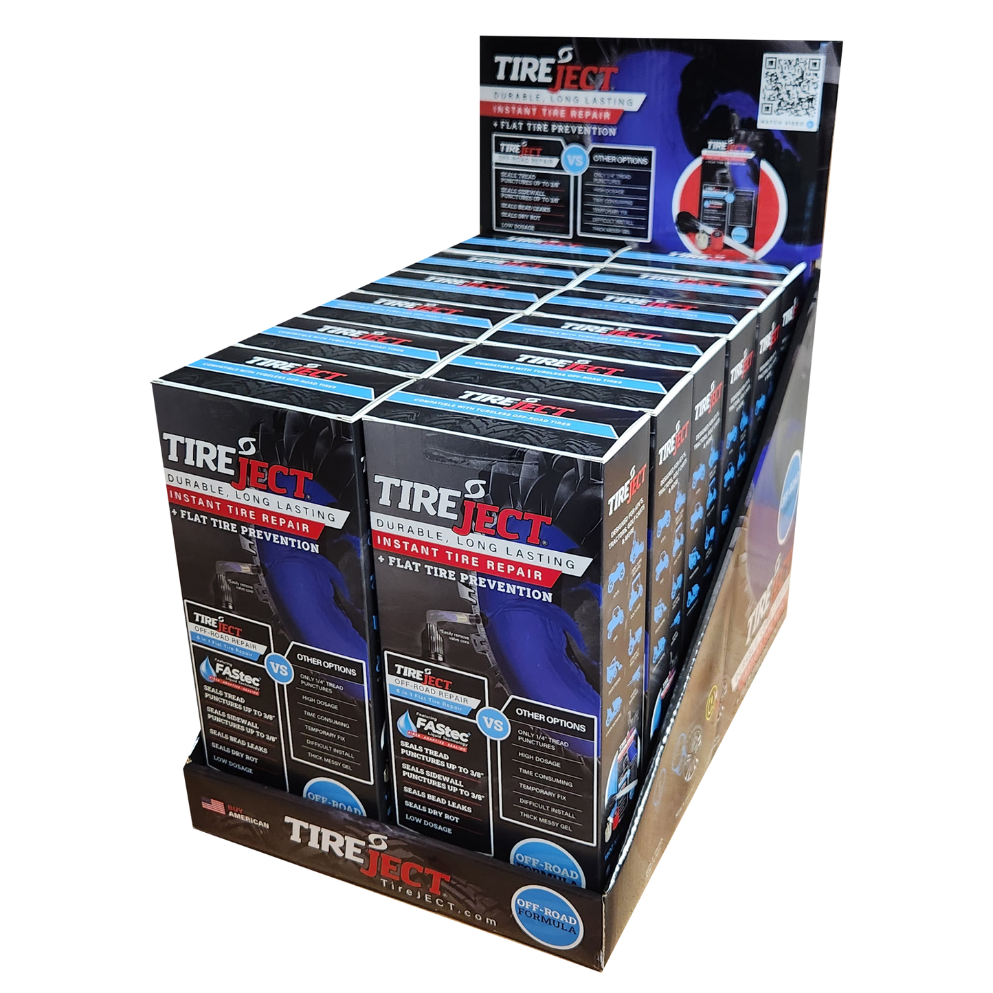 OFF-ROAD Instant Tire Repair Kit (10oz for ATV+SxS+Mower+Golf-cart+etc)