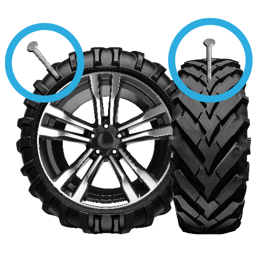 OFF-ROAD Instant Tire Repair Kit (10oz for ATV+SxS+Mower+Golf-cart+etc)